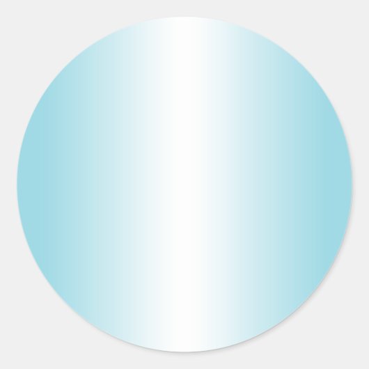 Sticker Rond Blanc et dégradé bleu de l'oeuf de Robin (Devant)