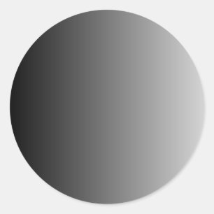 Sticker Rond Blanc Ombre gris
