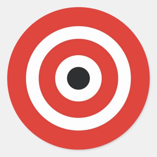 STICKER ROND BLANC ROUGE (Devant)