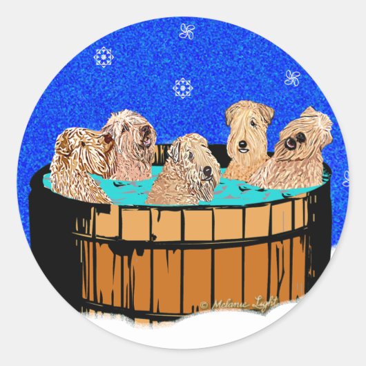 STICKER ROND BLANCHIMENT DANS UN BAIN À REMOUS (Devant)