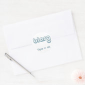 Sticker Rond blarg. (Enveloppe)