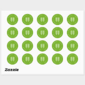 Sticker Rond blé libre (Feuille)