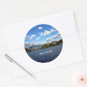 Sticker Rond Bled, Slovénie—photo de paysage (Enveloppe)