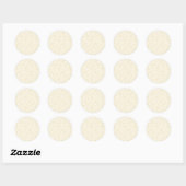 Sticker Rond Blés Dorés Bruissants - Neutre (Feuille)