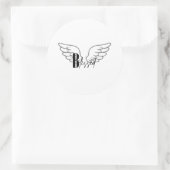 Sticker Rond Blessed (Sac)