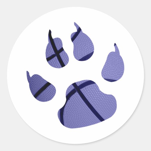 Sticker Rond Bleu (Devant)