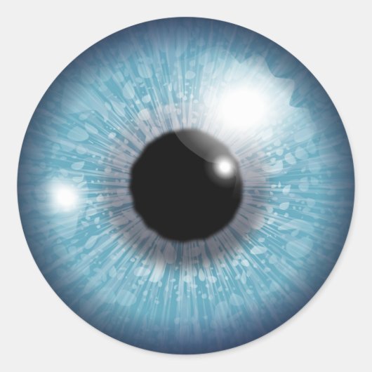 Sticker Rond Bleu (Devant)