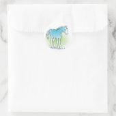 Sticker Rond bleu (Sac)