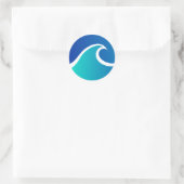 Sticker Rond Bleu (Sac)