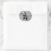 Sticker Rond Bleu (Sac)