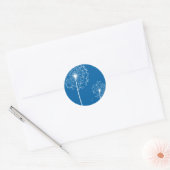 Sticker Rond bleu (Enveloppe)