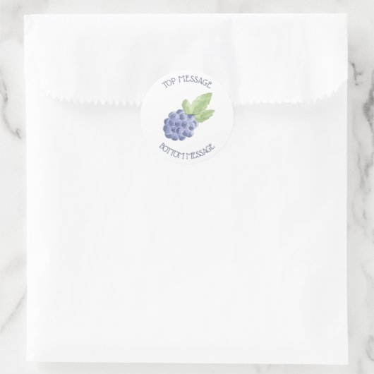 Sticker Rond Bleu (Sac)