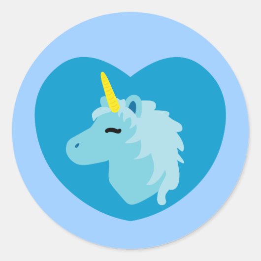 Sticker Rond Bleu (Devant)