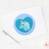 Sticker Rond Bleu (Enveloppe)