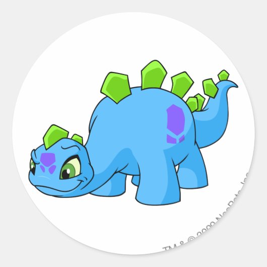 Sticker Rond Bleu Chomby (Devant)