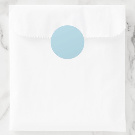 Sticker Rond Bleu clair (Sac)