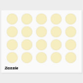 Sticker Rond Bleu (couleur solide) (Feuille)
