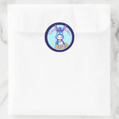 Sticker Rond bleu du vote en 2026 (Sac)