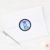 Sticker Rond bleu du vote en 2026 (Enveloppe)