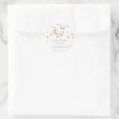 Sticker Rond Bleu Elegant Twinkle Baby shower Twinkle (Sac)