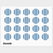 Sticker Rond Bleu et blanc Arrière - plan (Feuille)