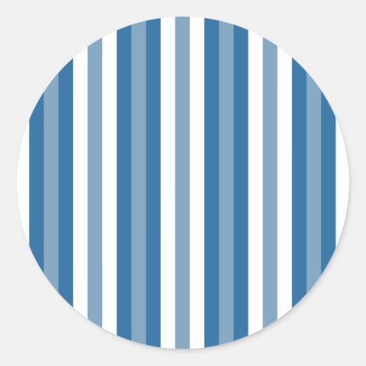 Sticker Rond Bleu et blanc Arrière - plan (Devant)