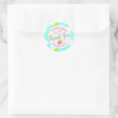 Sticker Rond Bleu fraise (Sac)