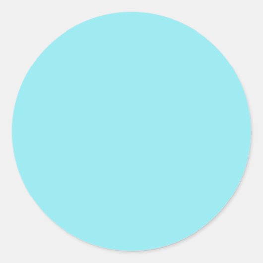 Sticker Rond Bleu Glacé (Devant)