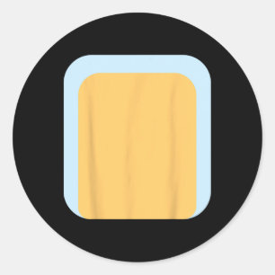 Sticker Rond Bleu Héeler Chien Papa Costume Familial Pour Hallo