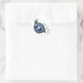 Sticker Rond Bleu Kiko (Sac)