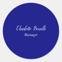 Bleu marin minimaliste professionnel