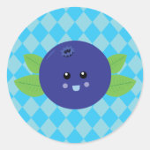Sticker Rond Bleu mou (Devant)