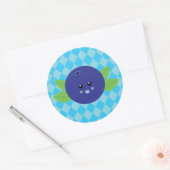 Sticker Rond Bleu mou (Enveloppe)