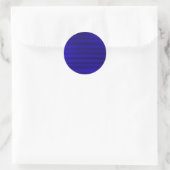 Sticker Rond Bleu profond brossé (Sac)