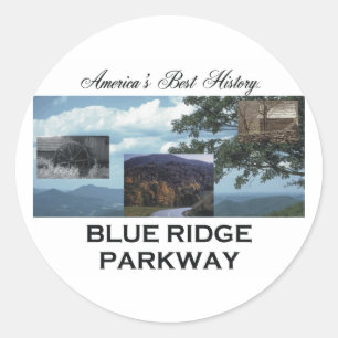 Sticker Rond Bleu Ridge d'ABH