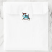 Sticker Rond Bleu sans lactose (Sac)