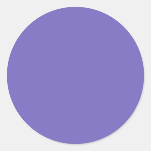 Sticker Rond Bleu-violet (Crayola) (couleur solide) (Devant)
