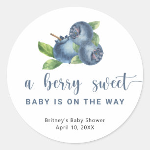Sticker Rond Bleuets doux