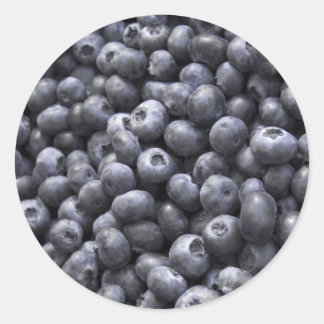 Sticker Rond Bleuets frais