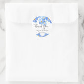 Sticker Rond Bleus de Campagne Forget-Me-Nots (Sac)