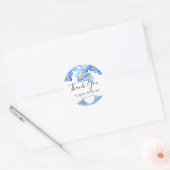 Sticker Rond Bleus de Campagne Forget-Me-Nots (Enveloppe)