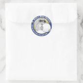 Sticker Rond Blind Squirrel Golf (Sac)