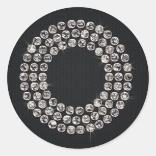 Sticker Rond bling - O