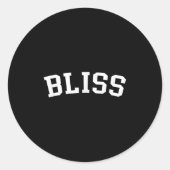 Sticker Rond Bliss (Devant)