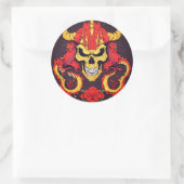 Sticker Rond "Bliss Fleur sauvage" (Sac)