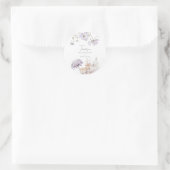 Sticker Rond Bliss - Lilac et Lavender Mariage (Sac)