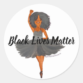 Sticker rond BLM Ballerina
