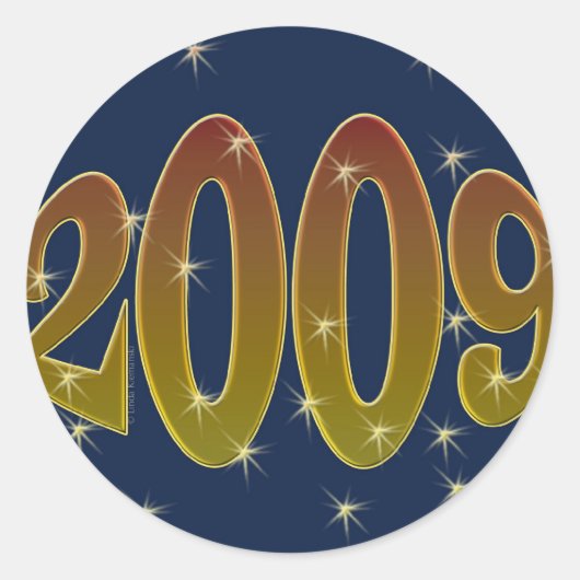 Sticker Rond Bloat 2009 centré (Devant)
