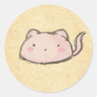 Sticker Rond blobuneko