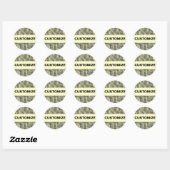 Sticker Rond Blocs (Feuille)